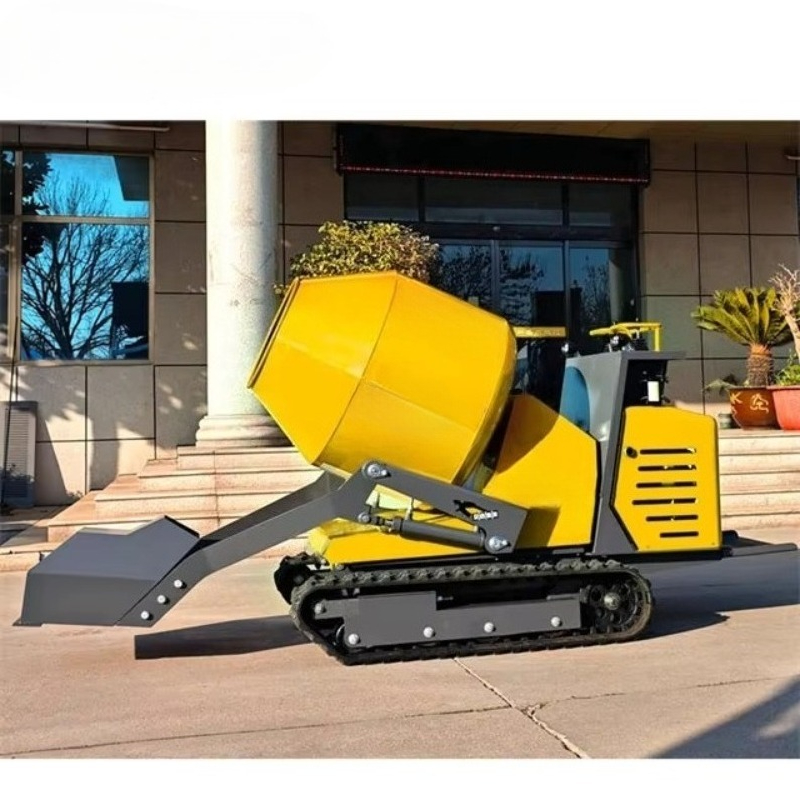Concrete Mixer Machine - Selbstladender 0,8-Tonnen-Betonmischer-LKW mit Dieselmotor, Günstiger Preis,