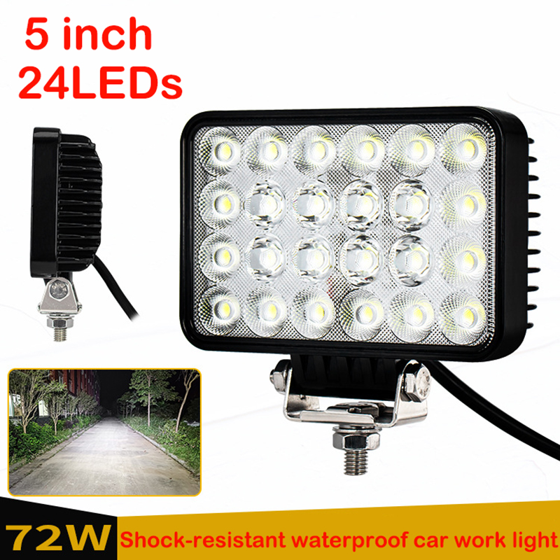 Vehicle Heavy Equipment - 1 Stück 72W Fahrzeug-Fahrlicht LED Spot-Flutlicht