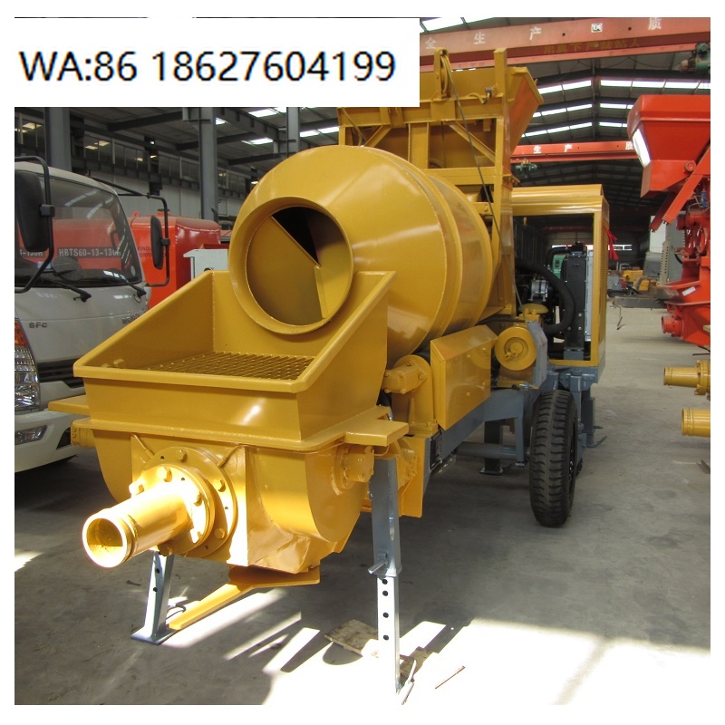Concrete Mixer Machine - 15m³/h Selbstladender Betonmischer mit Pumpe Mobiles