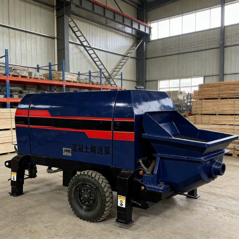Concrete Mixer Machine - Betonpumpe Zementpumpmaschine Betonpumpenmischer Betonmischer Diesel Anhänger