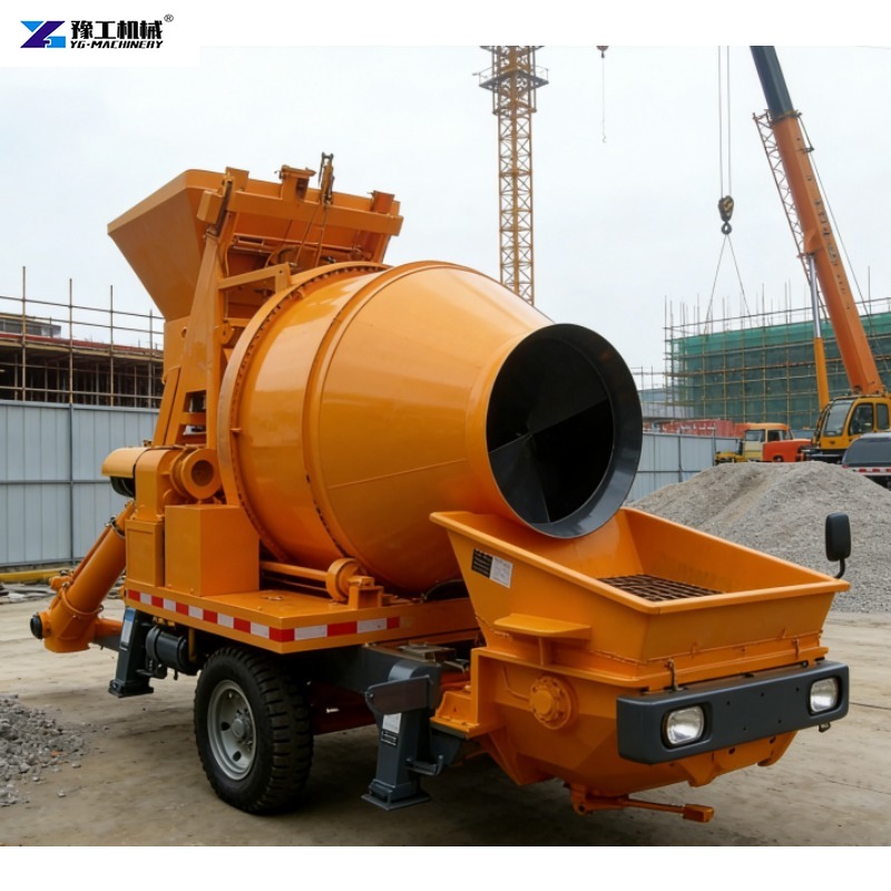 Concrete Mixer Machine - Hochleistungsfähige Betonpumpe und Betonmischer-LKW Integrierte Betonpumpmaschine