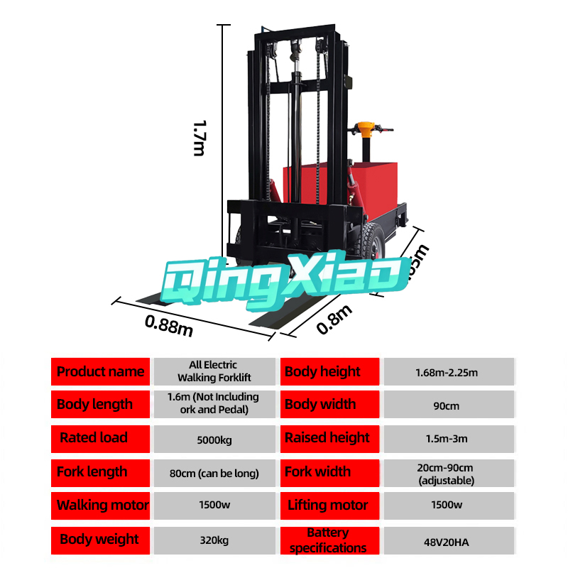 Tragbarer Mini-Halbelektrische – Electric Forklift Bewertung und Preis