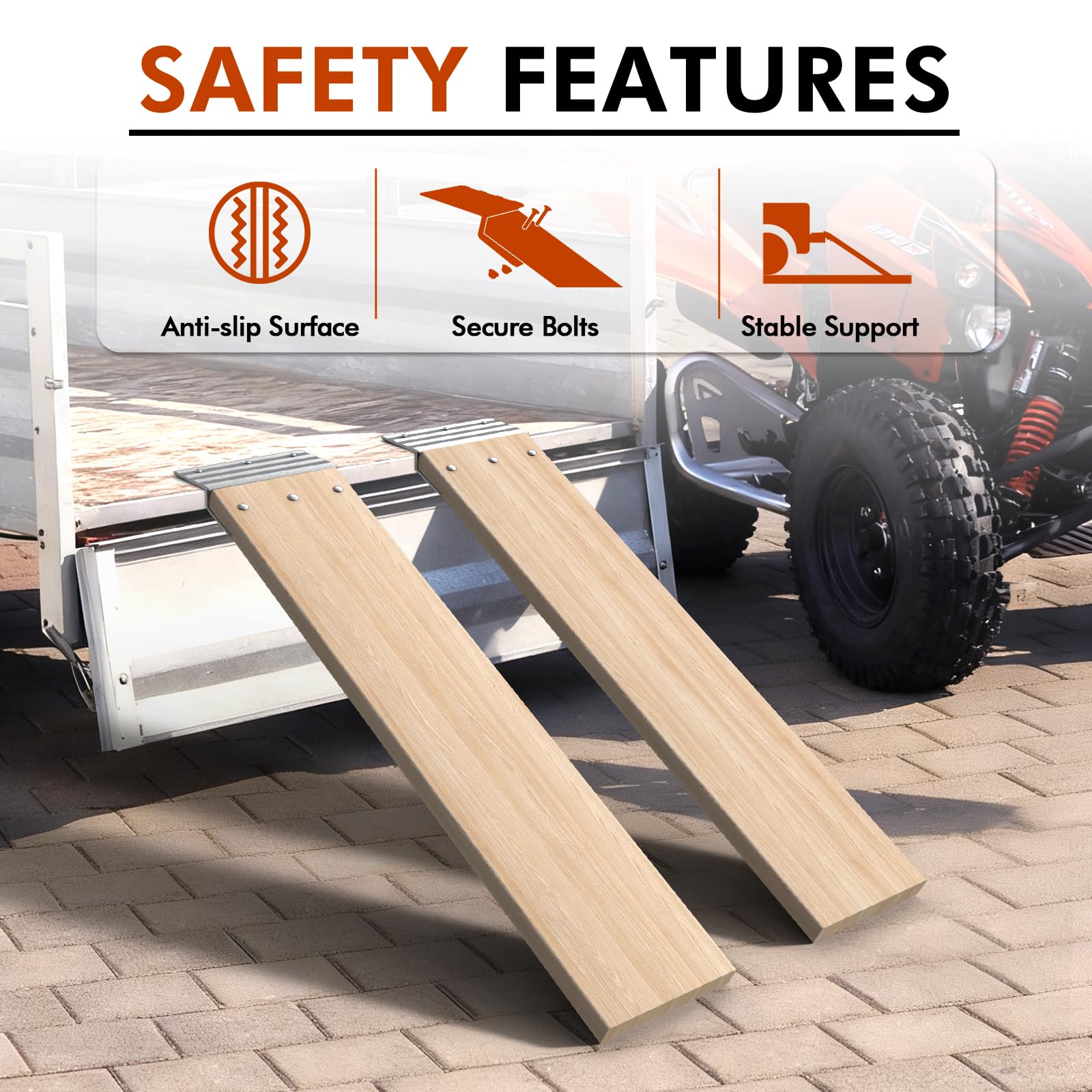Rutschfeste Laderampen-Set für – Vehicle Heavy Equipment Bewertung und Preis