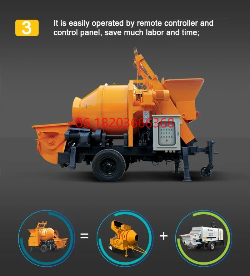 Kundenspezifische Betonpumpenm – Concrete Mixer Machine Bewertung und Preis