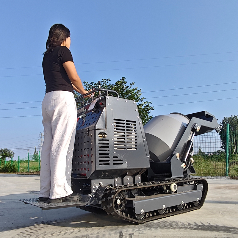 750kg Kompakter Raupenbetonmis – Concrete Mixer Machine Bewertung und Preis